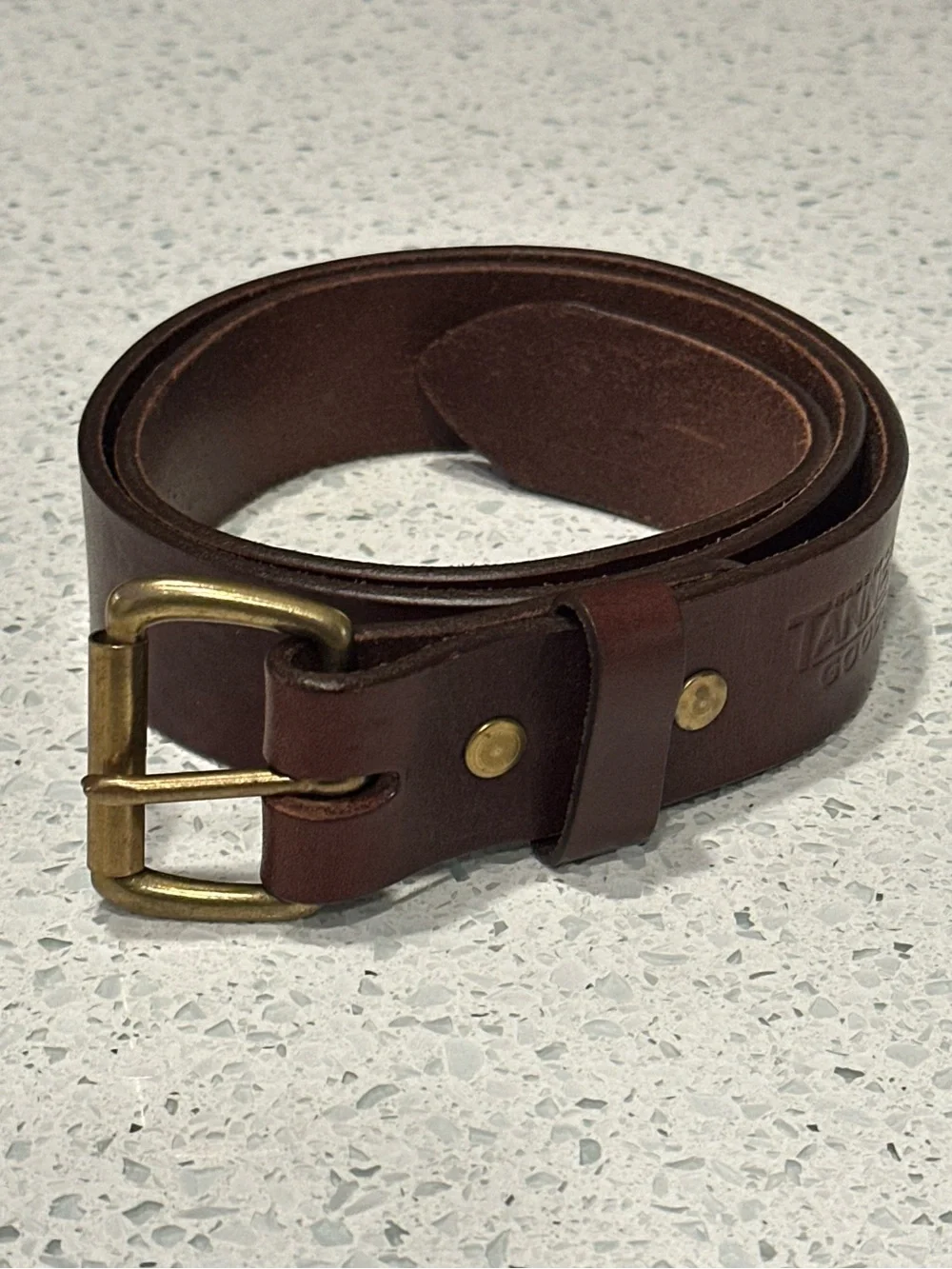 Tanner Goods Standard Belt in Cognac/Copper -Size 32